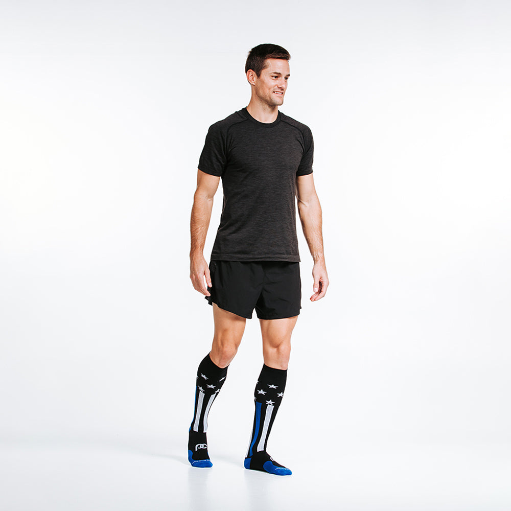 03122022-Knee-High-Compression-Socks-Marathon-First-Responder-Blue-2.jpg